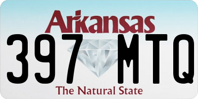 AR license plate 397MTQ