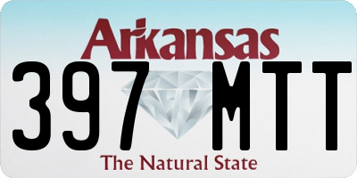 AR license plate 397MTT