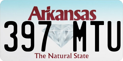 AR license plate 397MTU