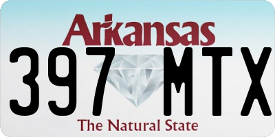 AR license plate 397MTX