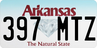 AR license plate 397MTZ