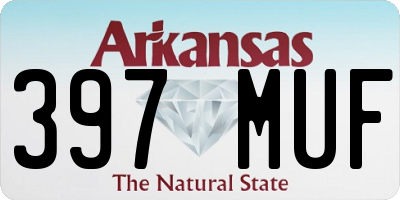 AR license plate 397MUF