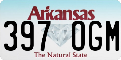 AR license plate 397OGM