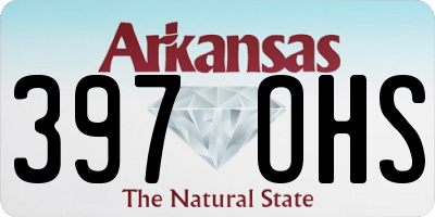 AR license plate 397OHS