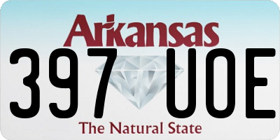 AR license plate 397UOE