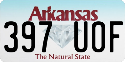 AR license plate 397UOF
