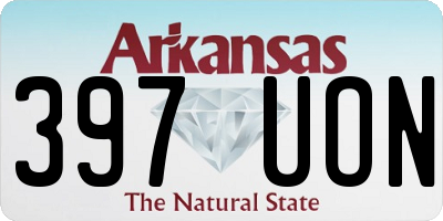 AR license plate 397UON