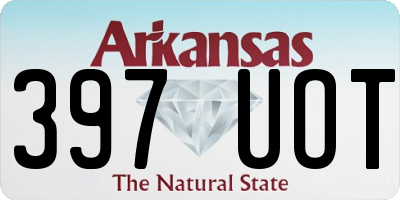 AR license plate 397UOT