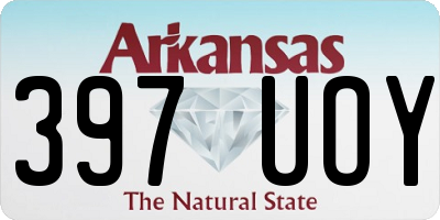 AR license plate 397UOY