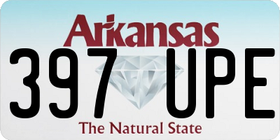 AR license plate 397UPE