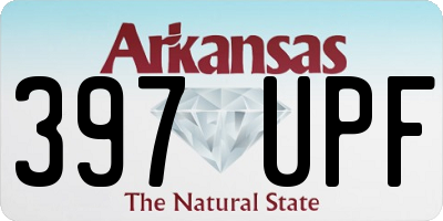 AR license plate 397UPF