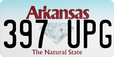AR license plate 397UPG