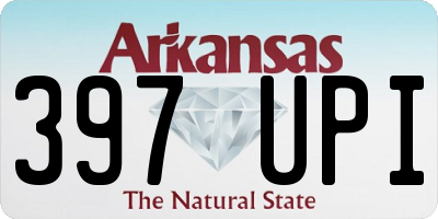 AR license plate 397UPI