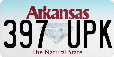AR license plate 397UPK