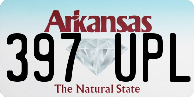 AR license plate 397UPL