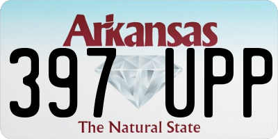 AR license plate 397UPP