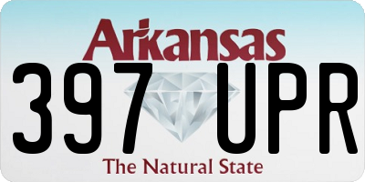 AR license plate 397UPR
