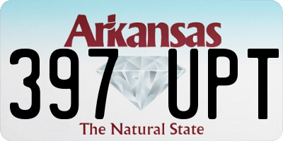AR license plate 397UPT