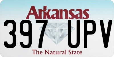 AR license plate 397UPV