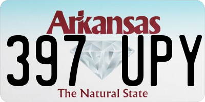 AR license plate 397UPY