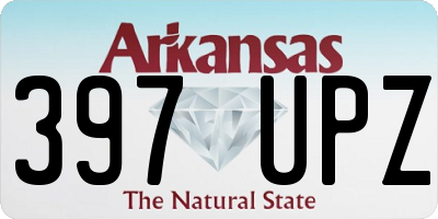 AR license plate 397UPZ