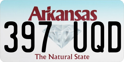 AR license plate 397UQD