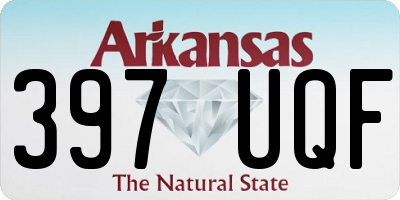 AR license plate 397UQF