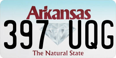 AR license plate 397UQG