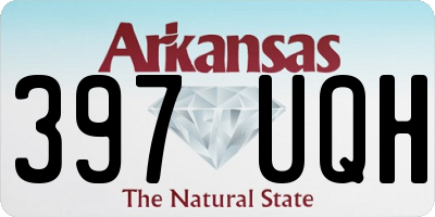 AR license plate 397UQH