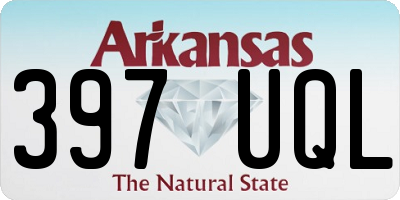 AR license plate 397UQL