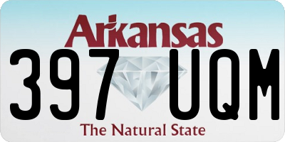 AR license plate 397UQM
