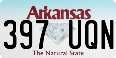 AR license plate 397UQN