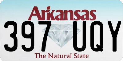 AR license plate 397UQY