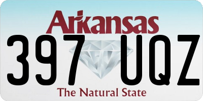 AR license plate 397UQZ