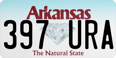 AR license plate 397URA
