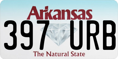 AR license plate 397URB