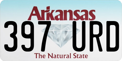 AR license plate 397URD