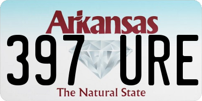 AR license plate 397URE