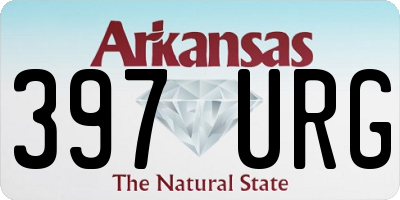 AR license plate 397URG