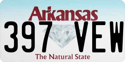 AR license plate 397VEW