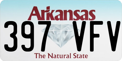 AR license plate 397VFV