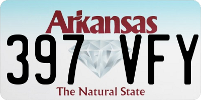 AR license plate 397VFY