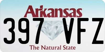 AR license plate 397VFZ
