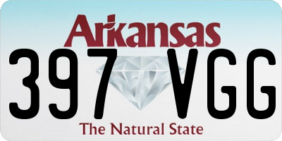 AR license plate 397VGG