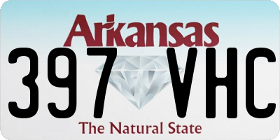 AR license plate 397VHC