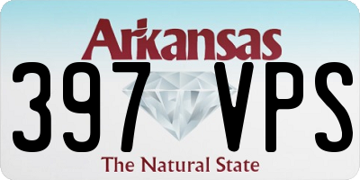 AR license plate 397VPS