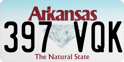 AR license plate 397VQK