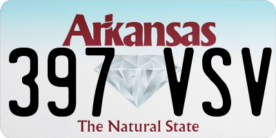 AR license plate 397VSV