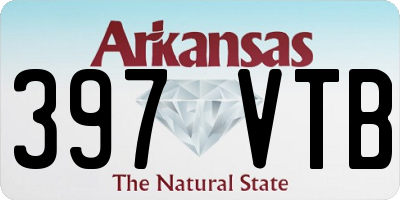 AR license plate 397VTB
