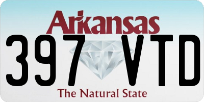 AR license plate 397VTD